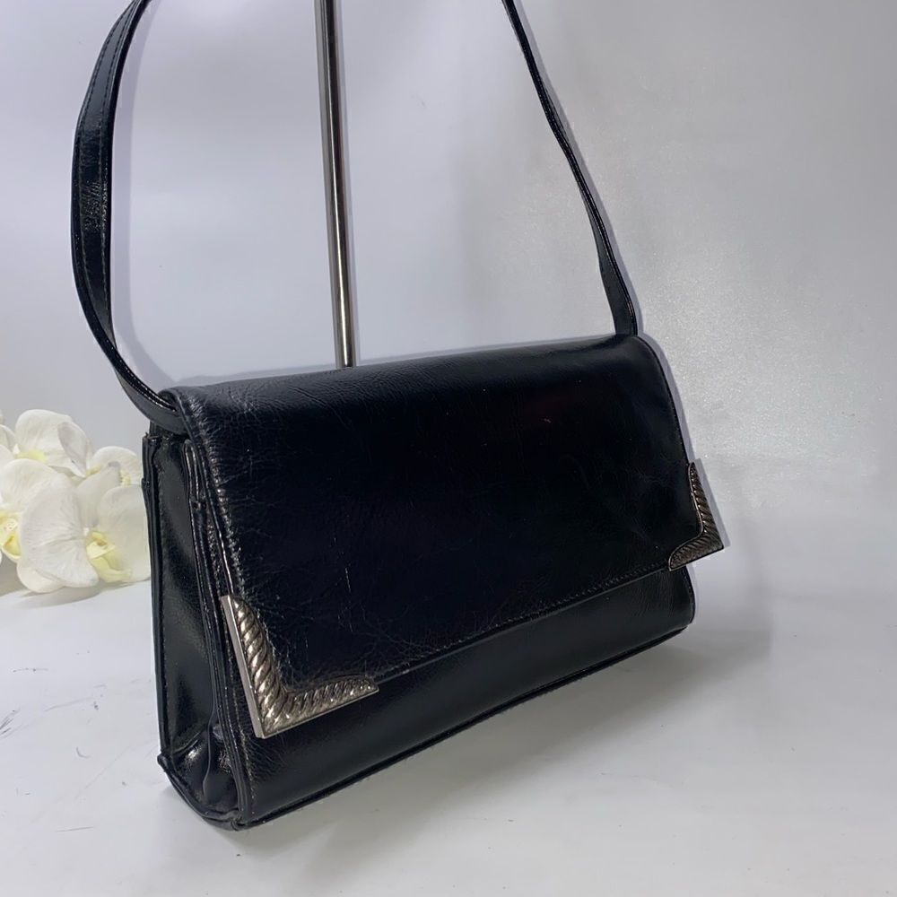 Colette Leather Shoulder Bag Black Medium